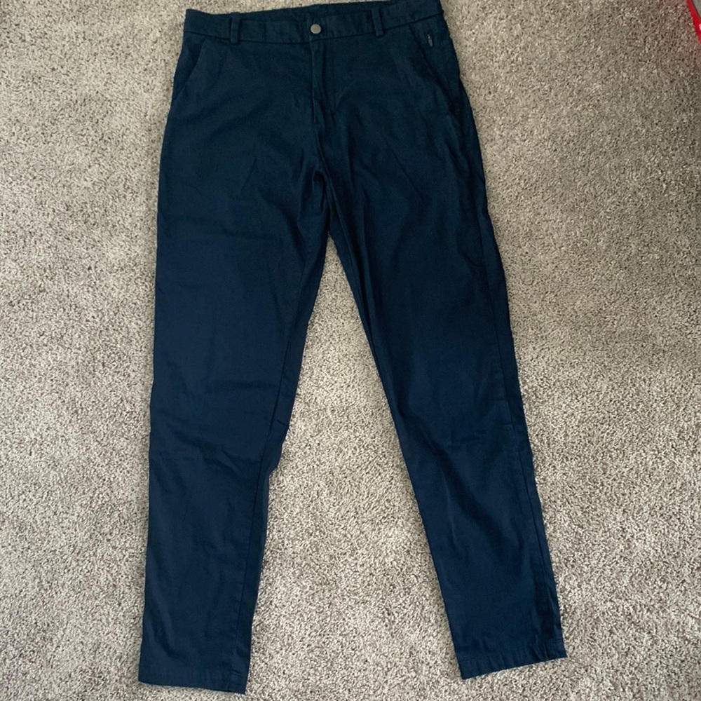 Lululemon commission pants 32x34 slim (navy)